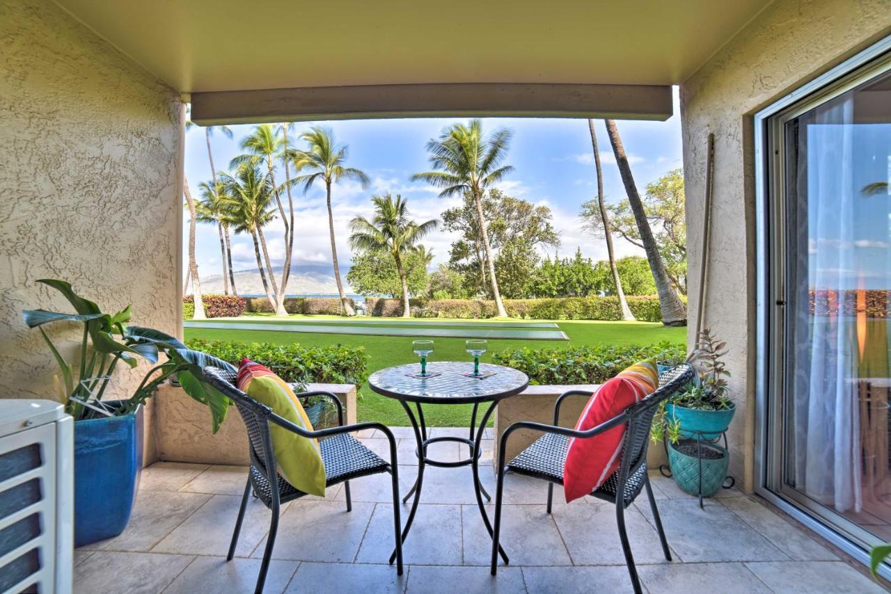 Ocean-View Kihei Condo With Lanai Steps To Beach! Екстер'єр фото