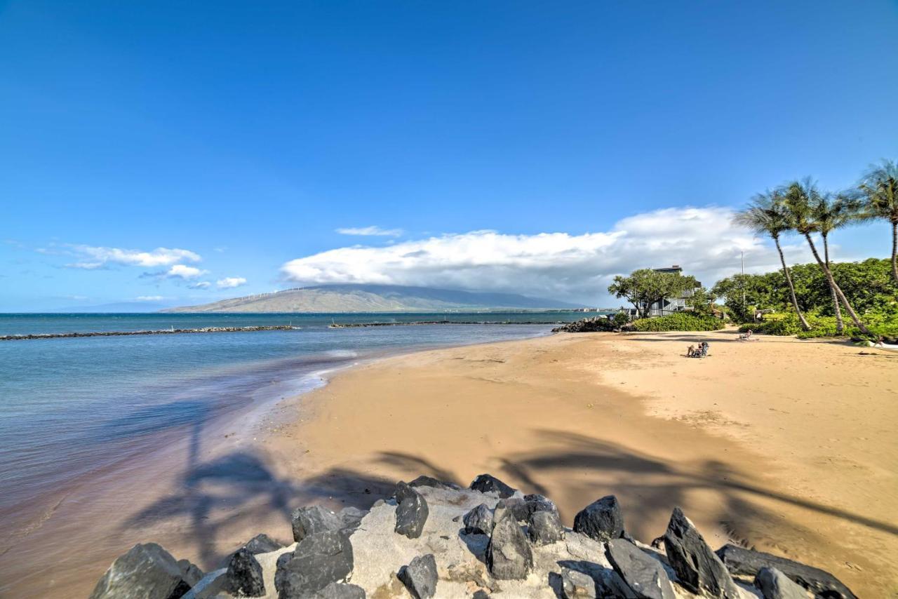 Ocean-View Kihei Condo With Lanai Steps To Beach! Екстер'єр фото